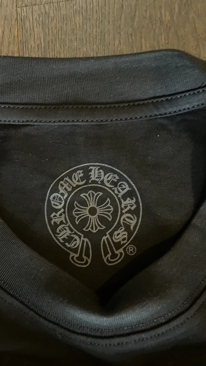 Chrome Hearts Black T-Shirt - photo 3