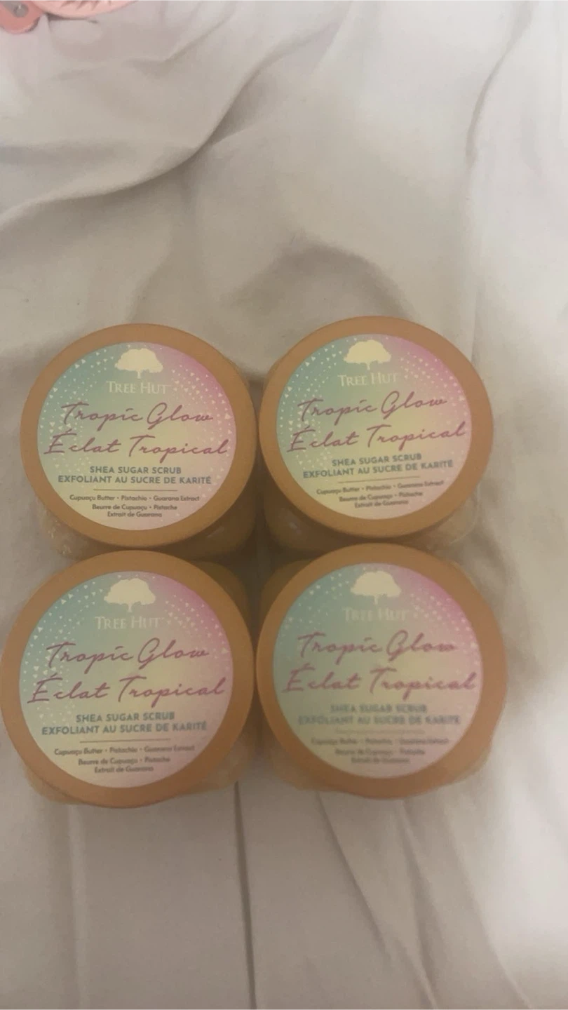 Tree Hut Tropic Glow Shea Sugar Scrub 4 Pack