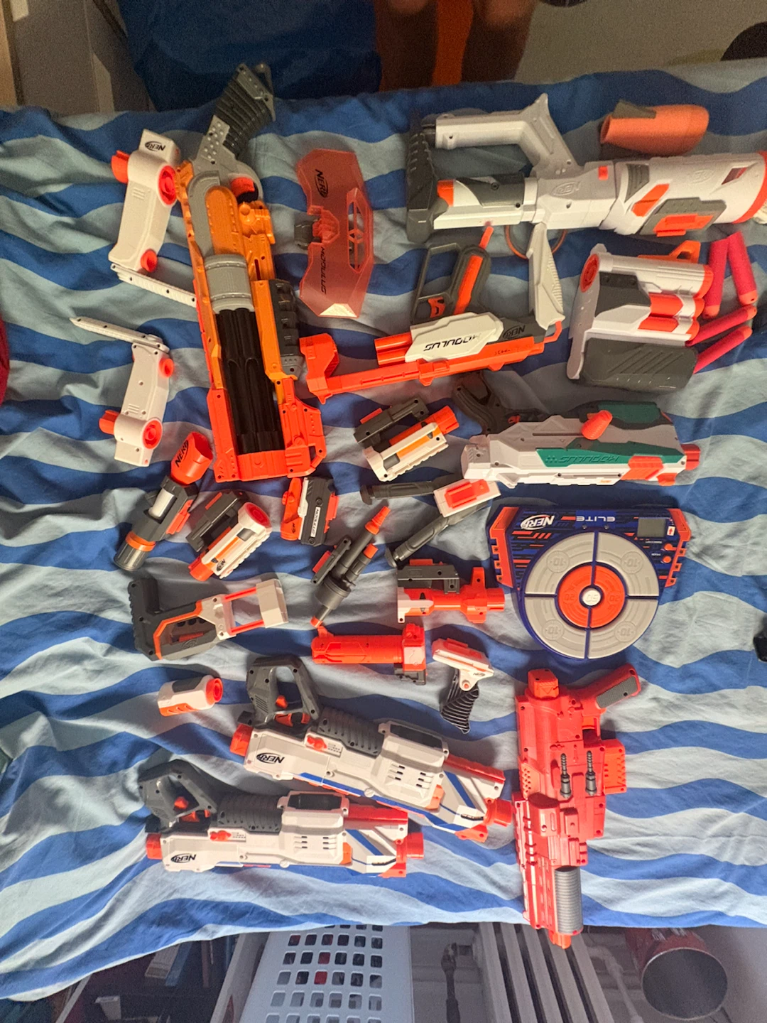 Nerf Blasters and Accessories Lot