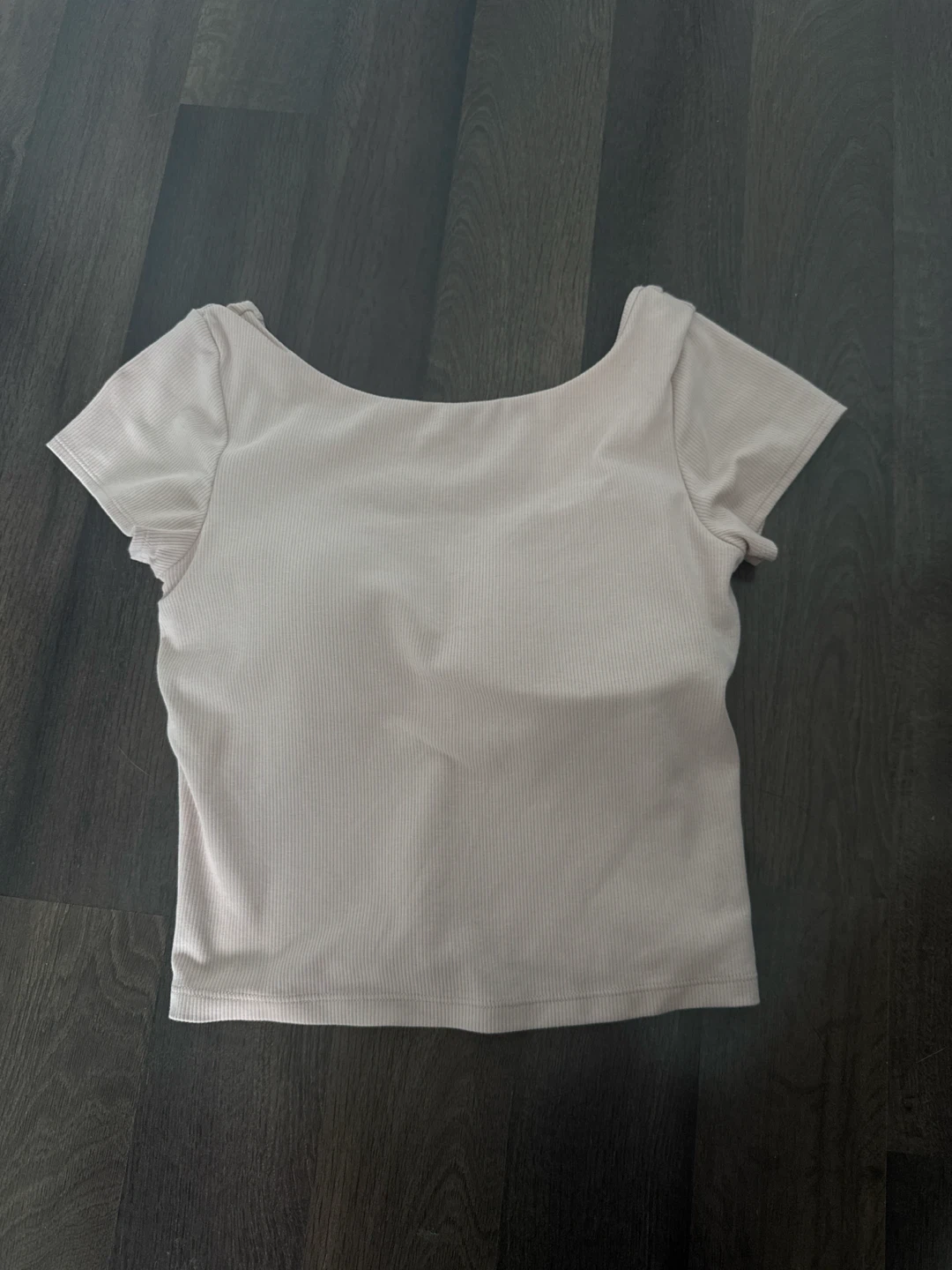 Uniqlo Light Pink Top XS with Built-in Bra
