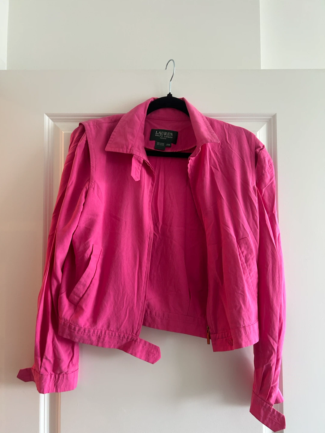 Ralph Lauren Pink Silk Jacket