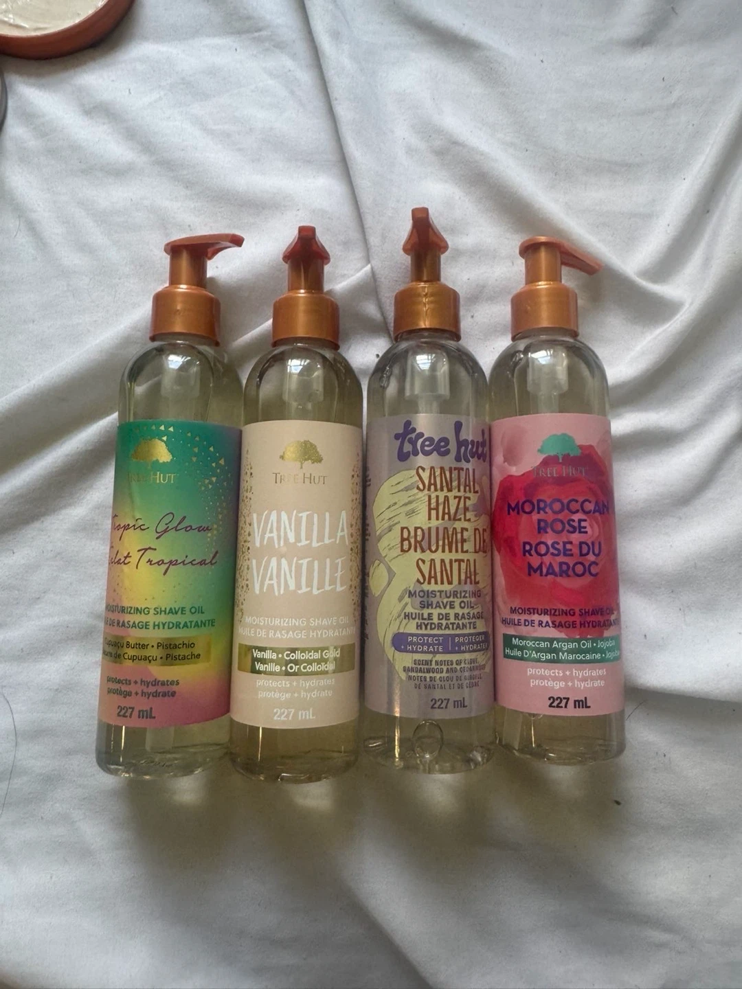 Tree Hut Moisturizing Shave Oil Lot (4 bottles)