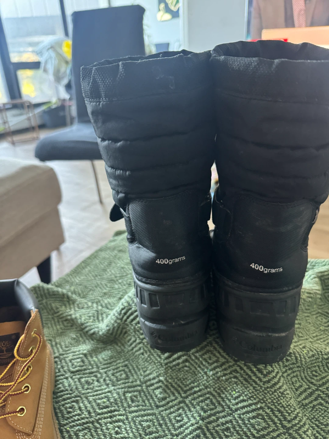 Columbia Black Winter Boots size 5 kids - photo 2