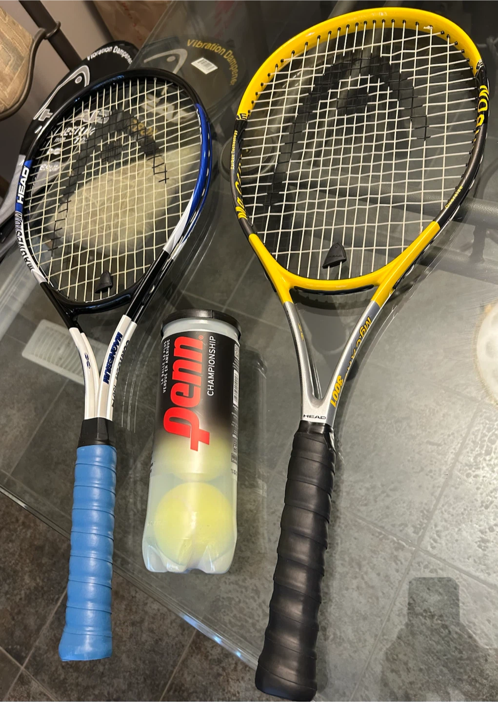 HEAD Magnesium Contour & Carbon Tennis Rackets