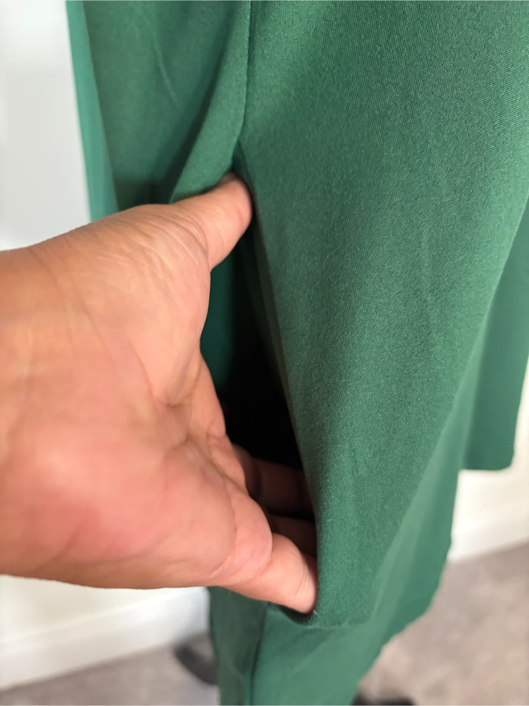 M (lose for) Green T-Shirt Dress with Pockets - photo 4