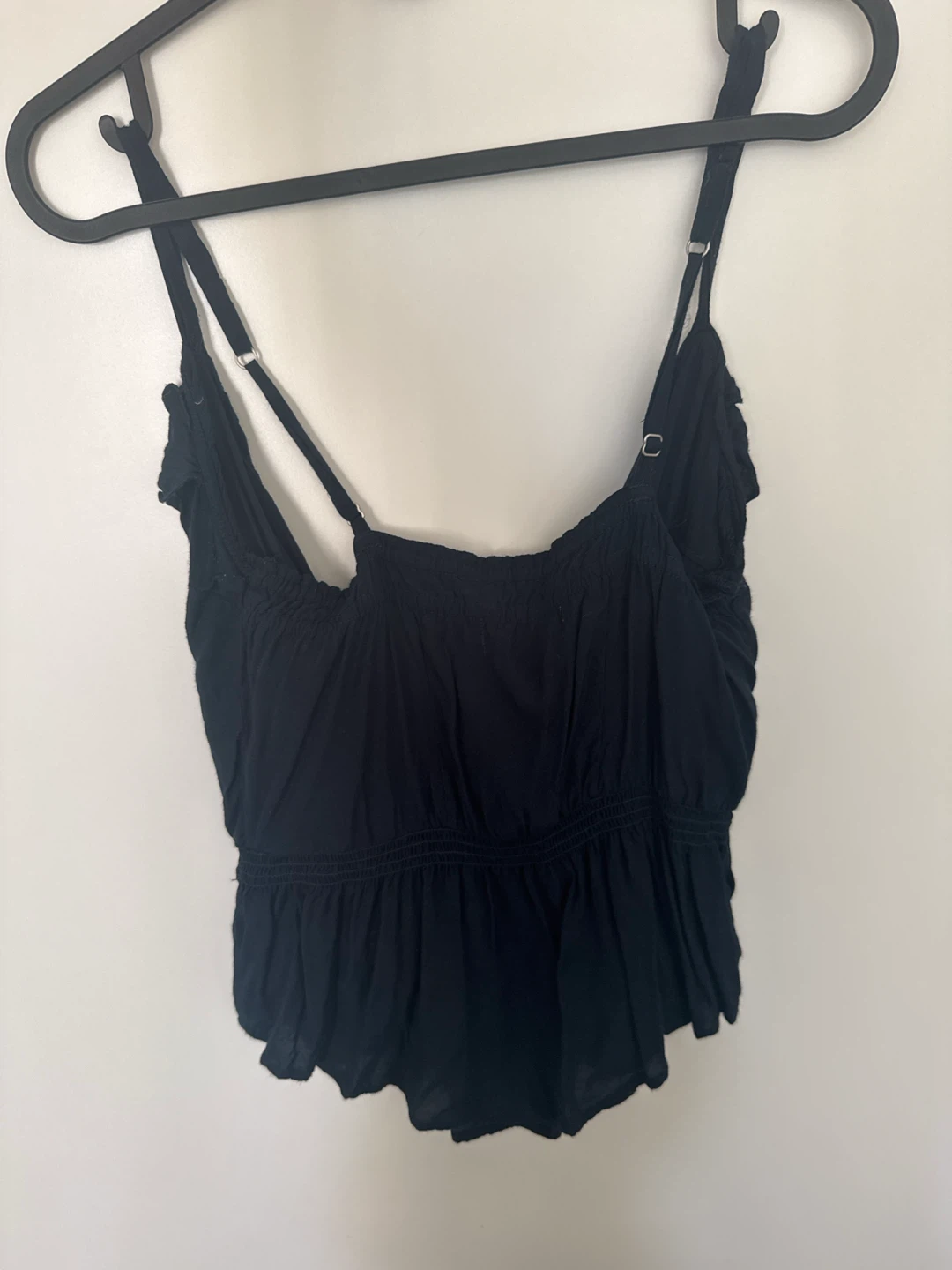 Hollister Black Ruffle Camisole Top XS - photo 3