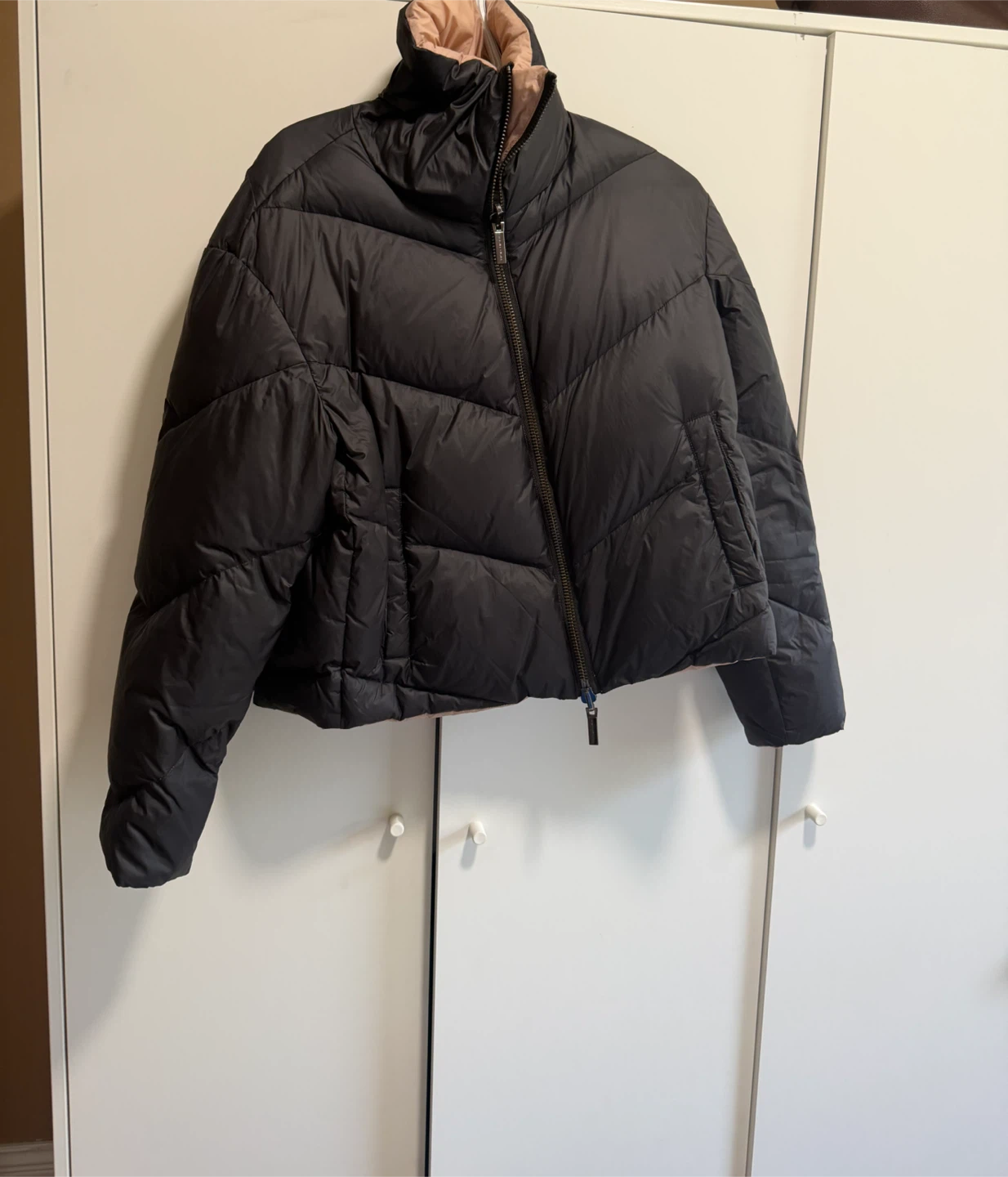 Armani Exchange Black Down Puffer Jacket