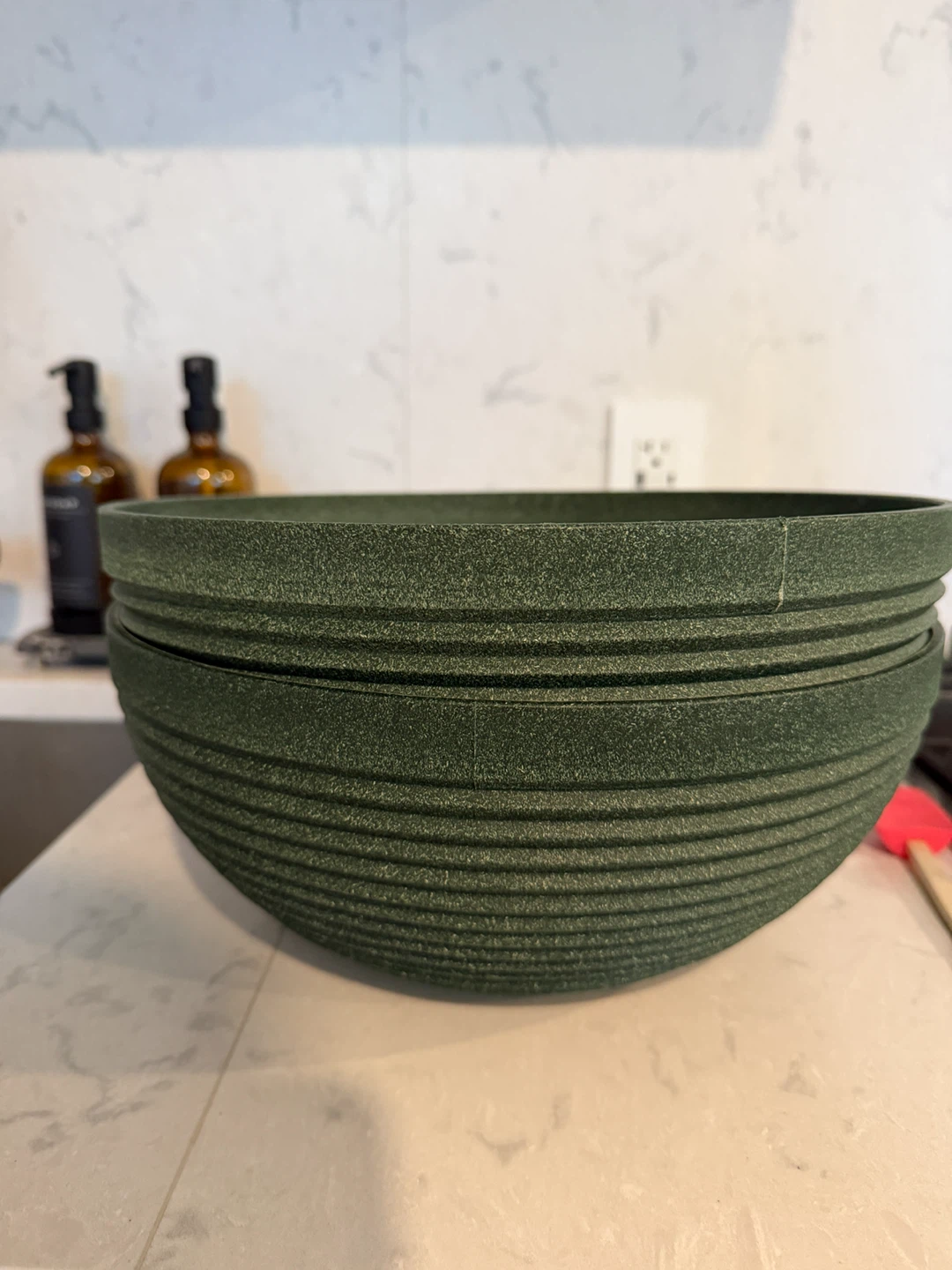 Set of 2 Dark Green Serving Bowls - photo 2