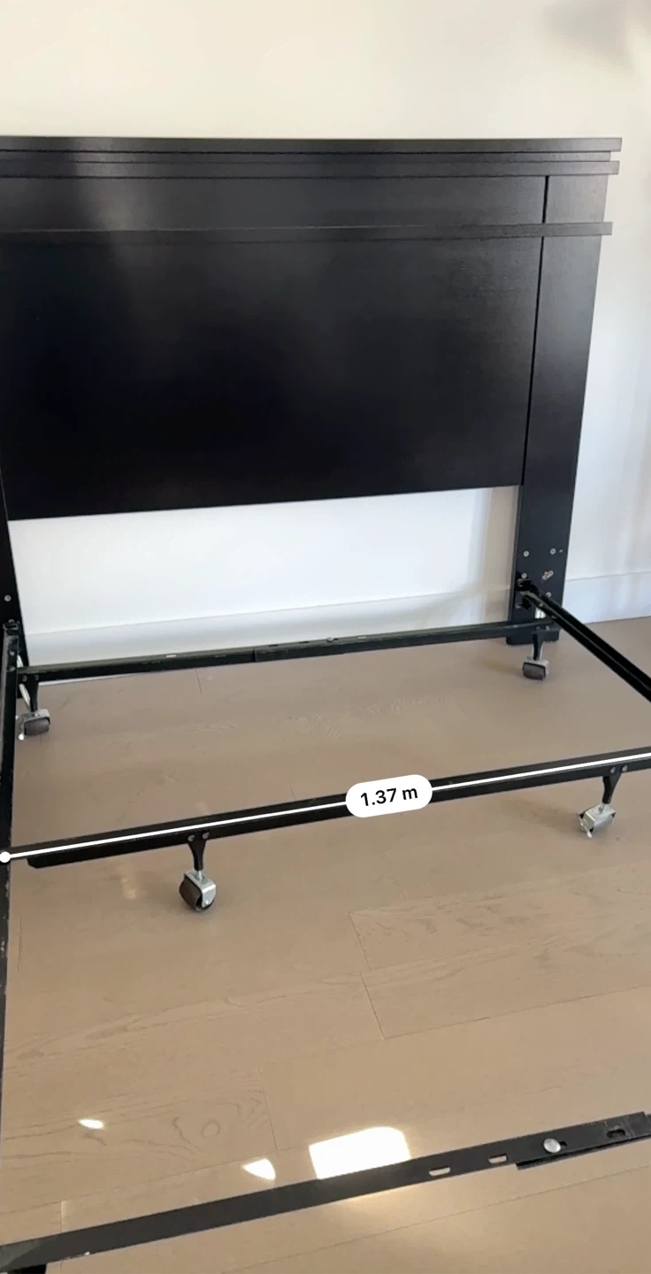 Black Headboard and Bed Frame - photo 5
