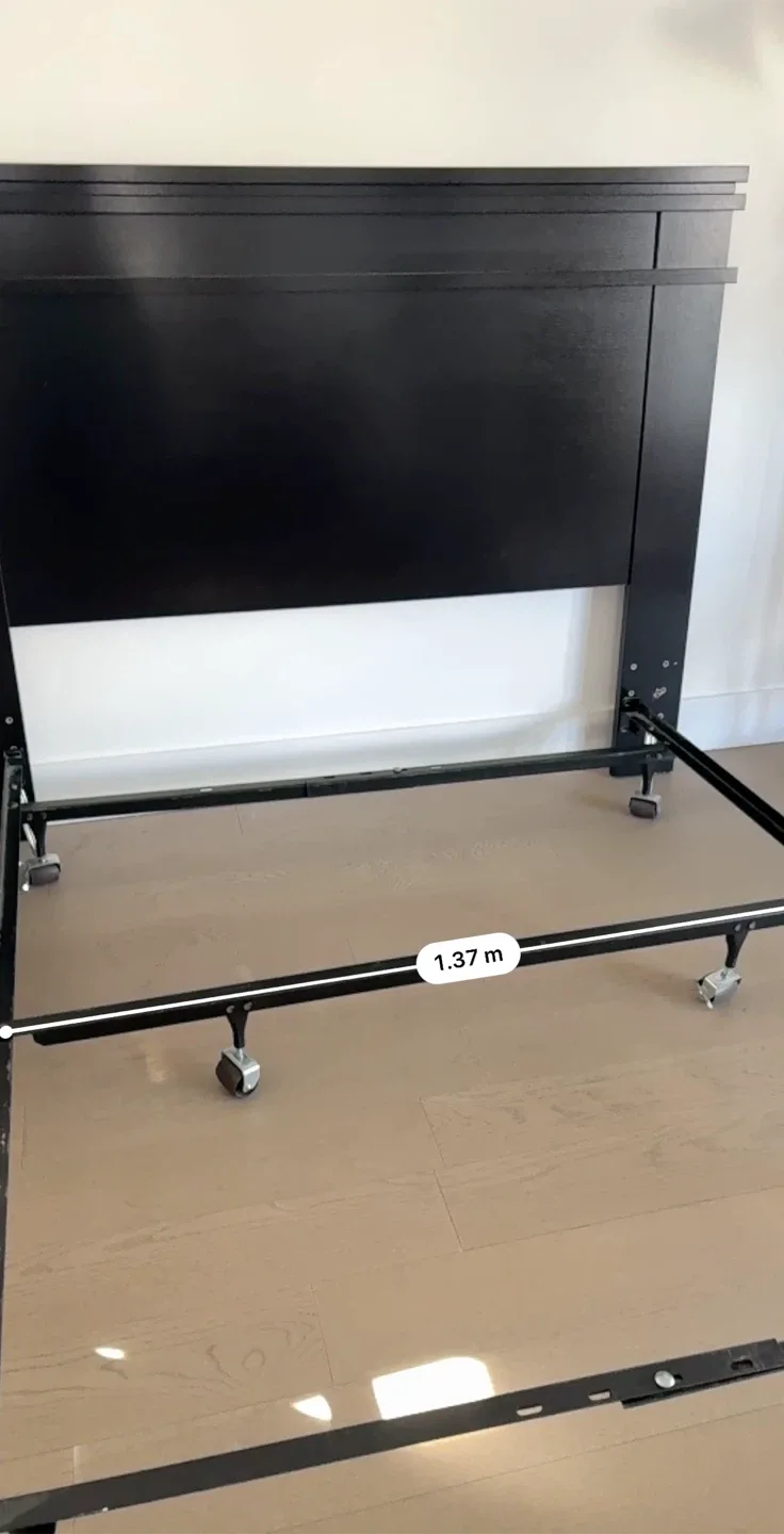 Black Headboard and Bed Frame - photo 5