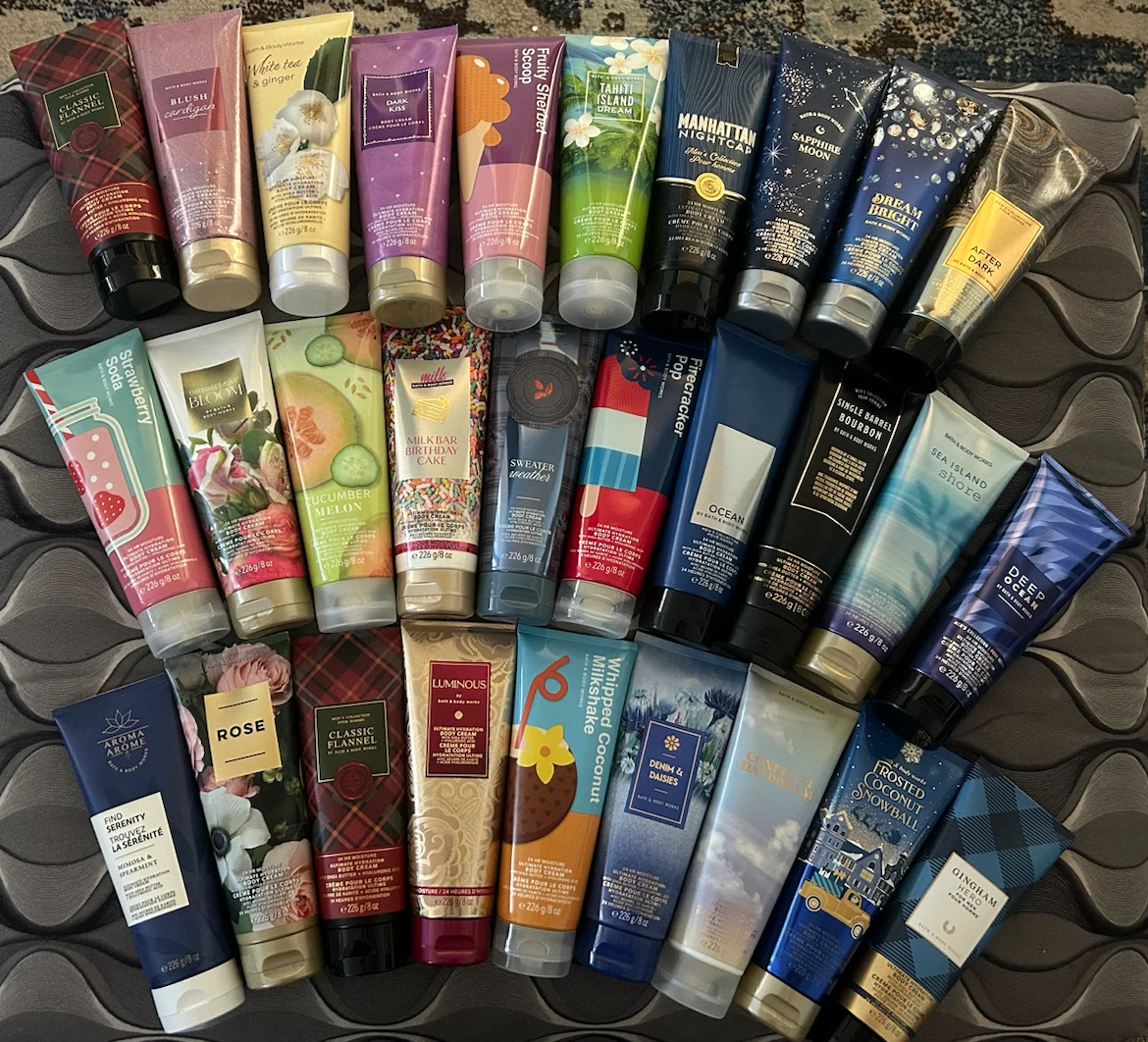 Bath & Body Works Lot of 24 Creams