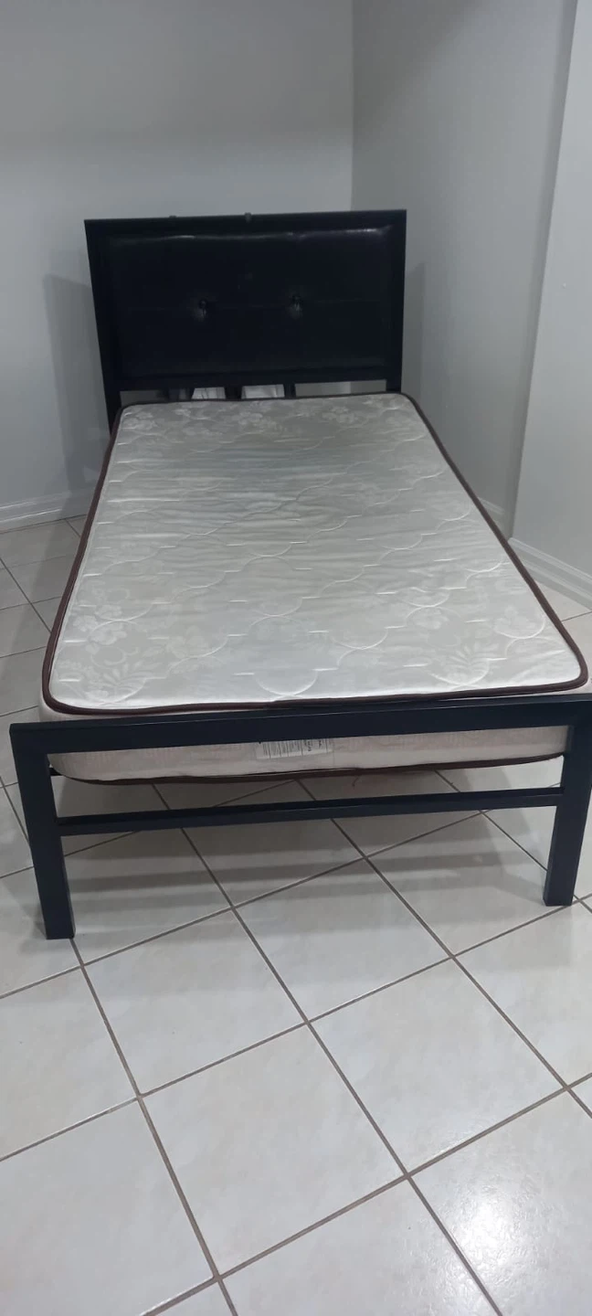 1. Single Bed Frame & Mattress