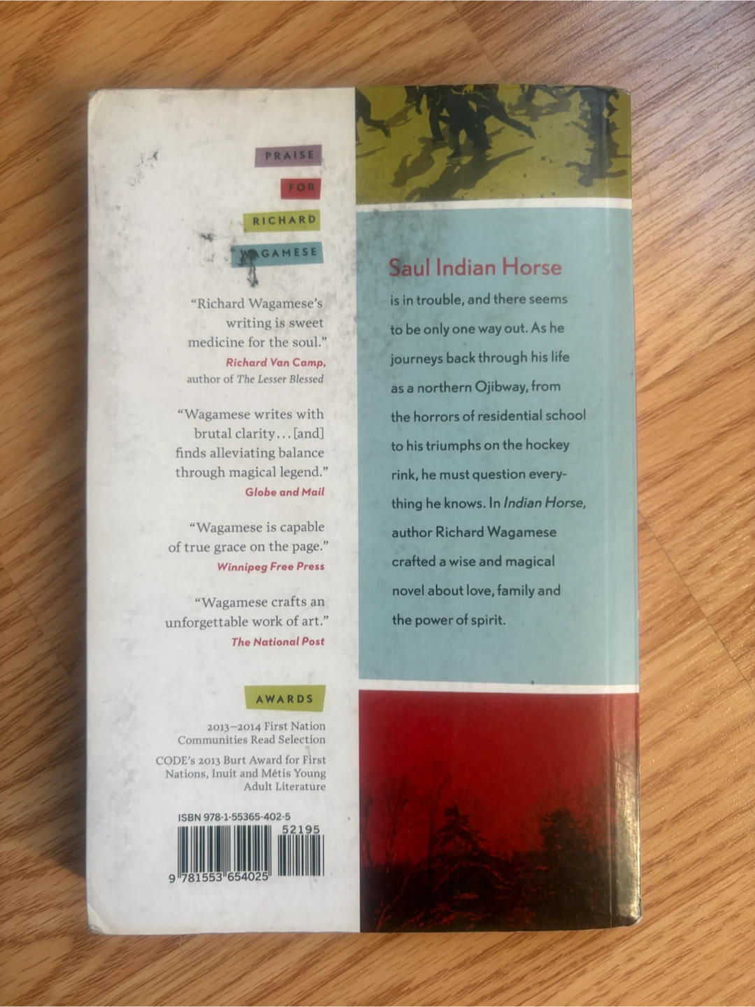 Indian Horse by Richard Wagamese Novel - photo 2