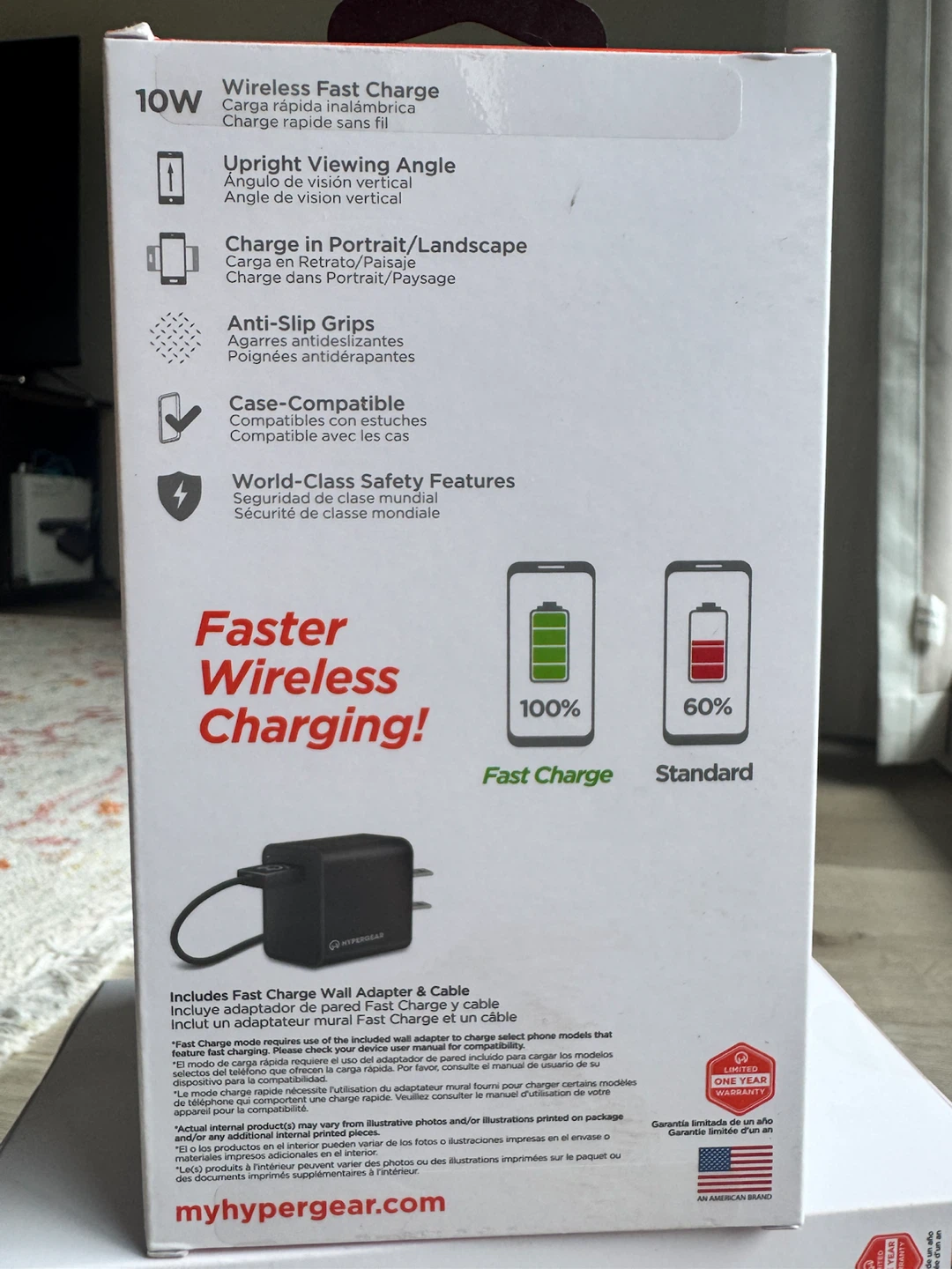 HyperGear 10W Wireless Fast Charging Stand Pro - photo 2