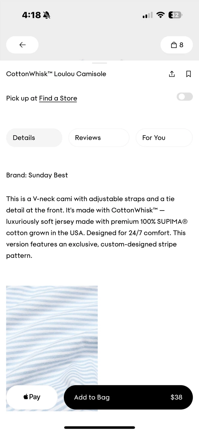 Aritzia Sunday Best NOWT Loulou tank - photo 4