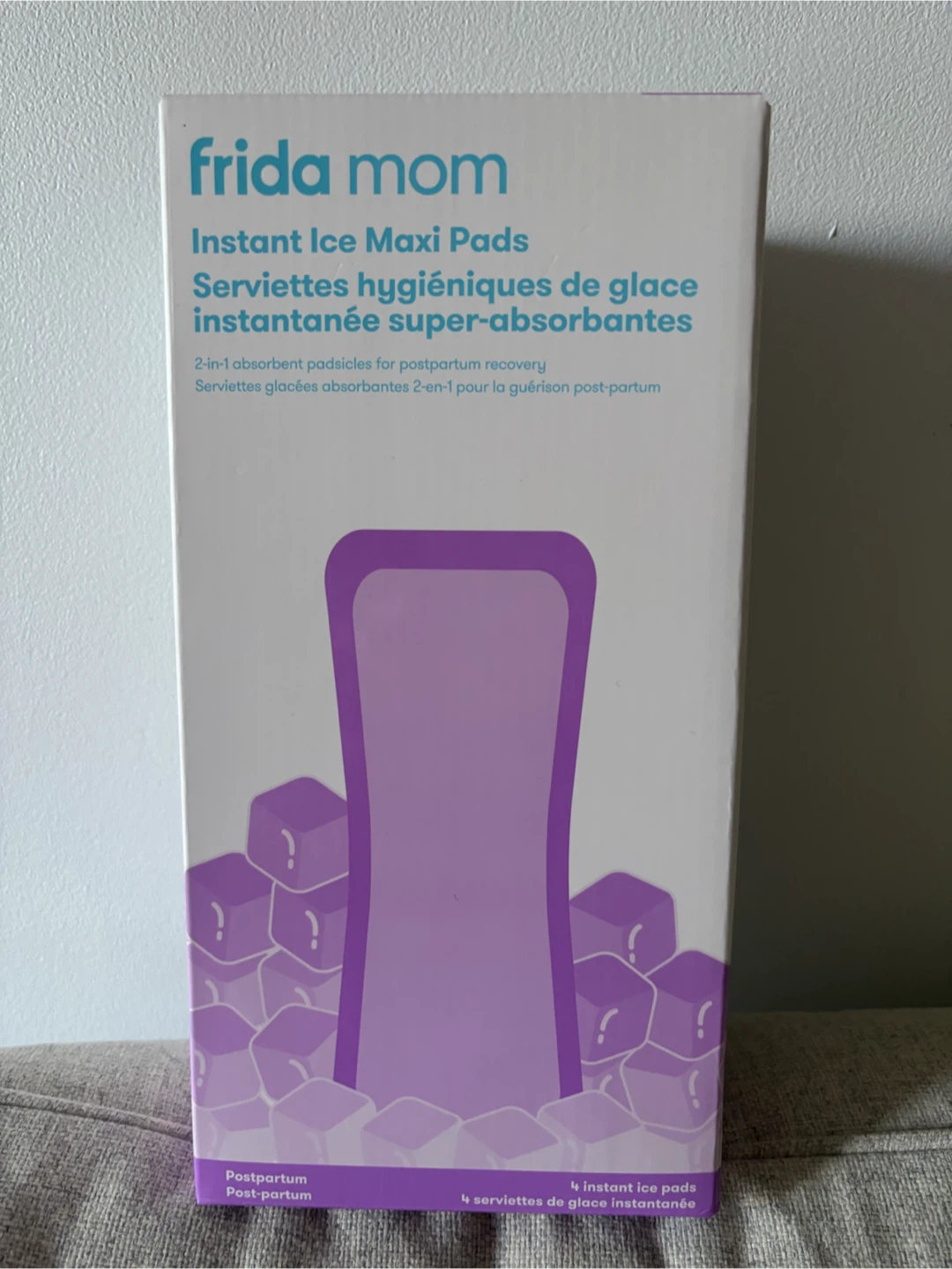 Brand New Frida Mom Instant Ice Maxi Pads (4 count)