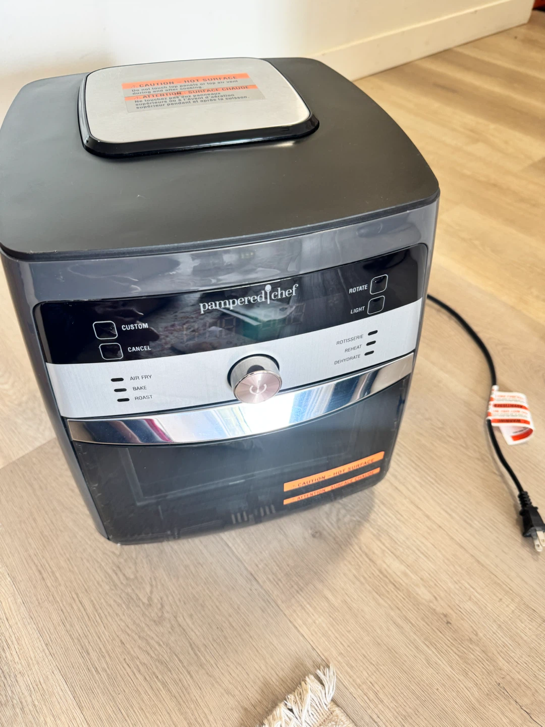 Pampered Chef Deluxe Air Fryer - photo 2
