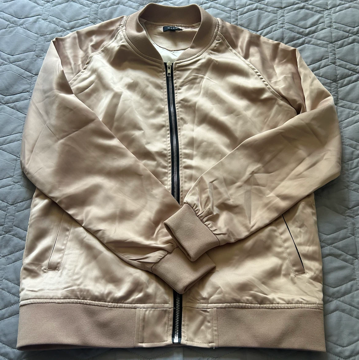 WLKN Bomber Jacket - Beige - Size M