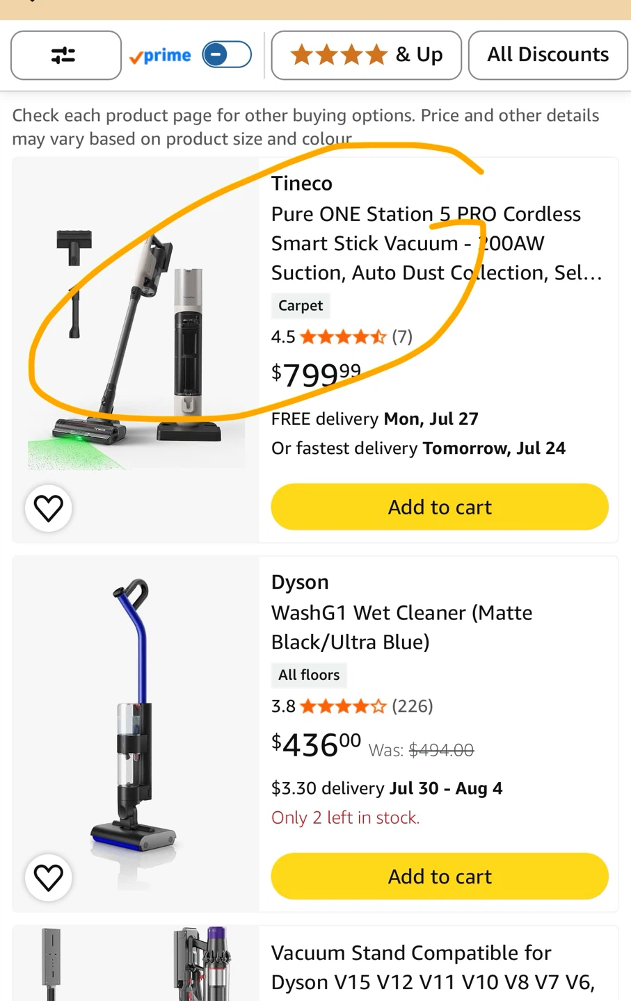 Tineco Go Station Smart Cordless Vacuum - photo 5