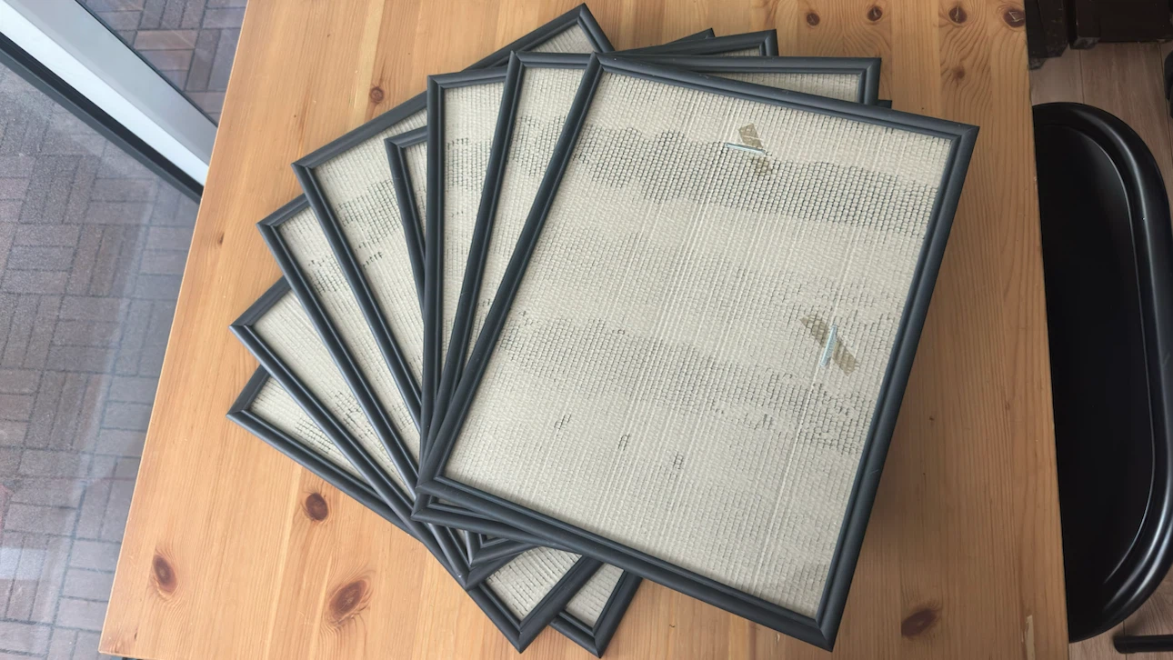 Set of 8 Black Photo Frames - photo 2