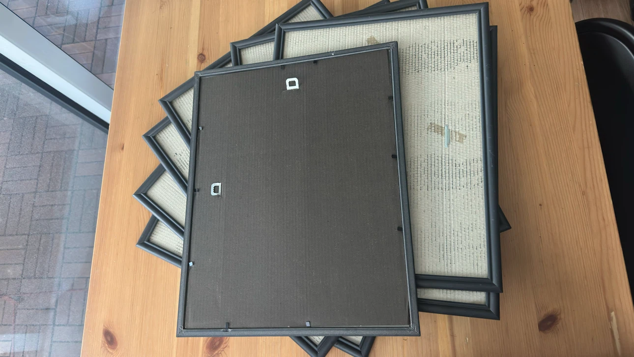 Set of 8 Black Photo Frames - photo 3