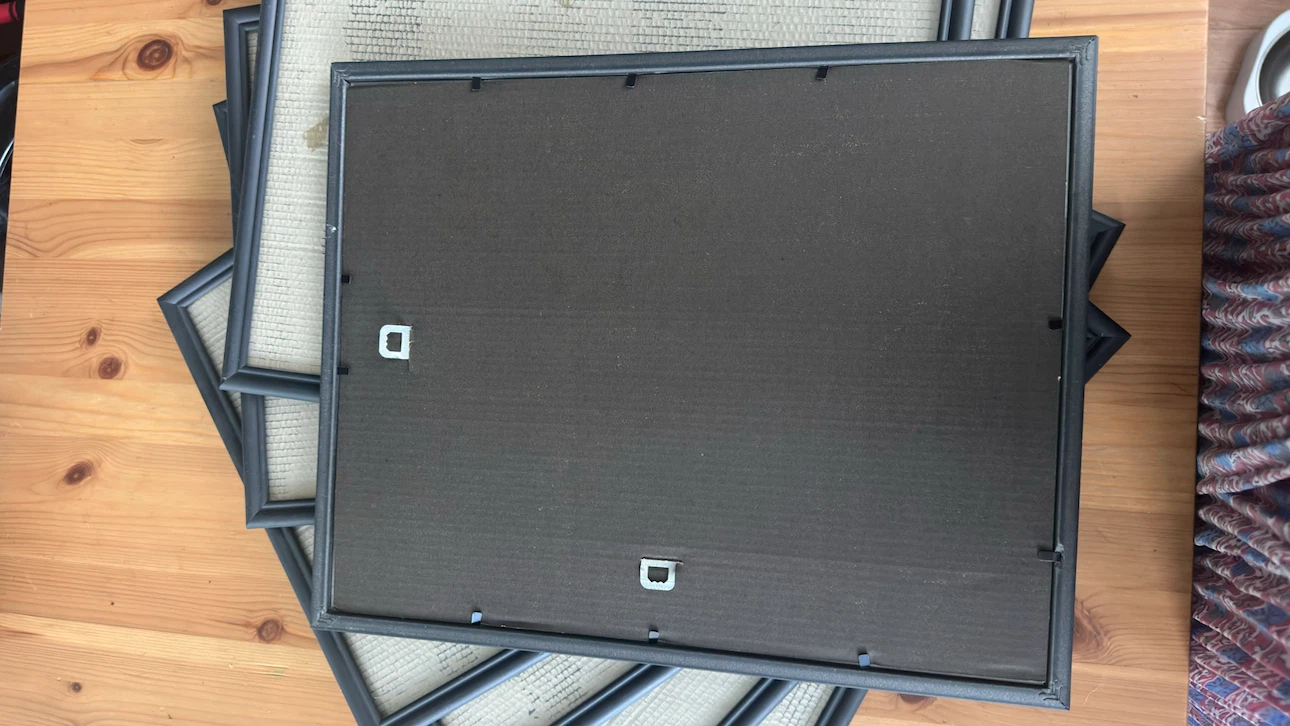 Set of 8 Black Photo Frames - photo 4