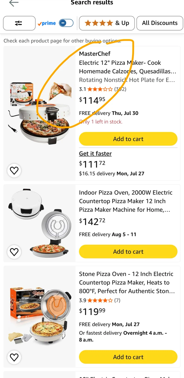 MasterChef Electric 12" Pizza Maker - photo 3