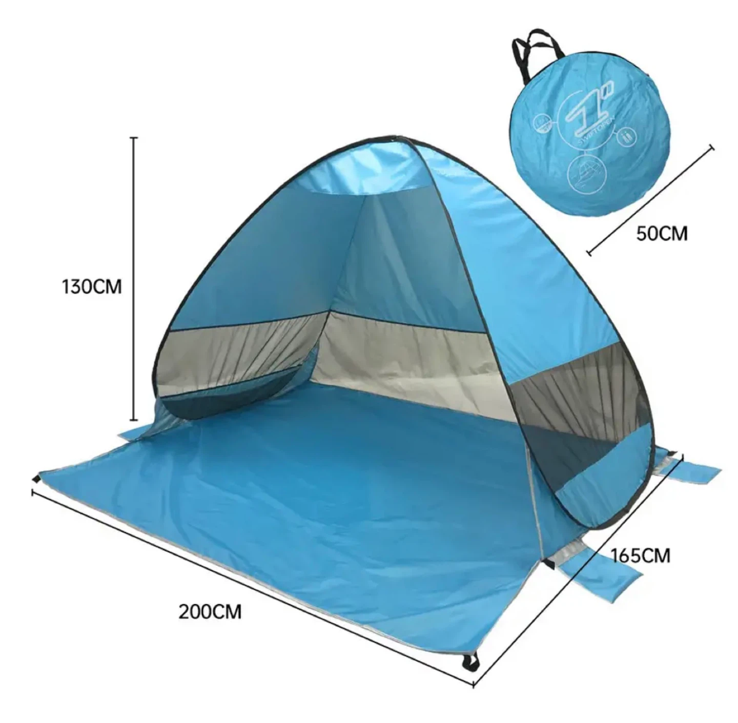 New-Pop-Up Beach Tent XL