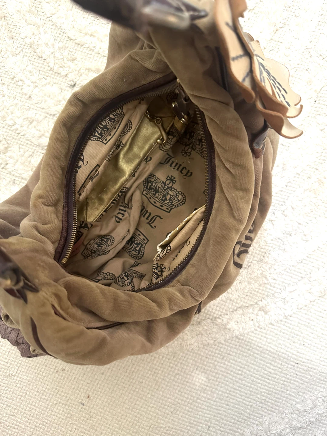 y2k brown vintage juicy couture bag - photo 2