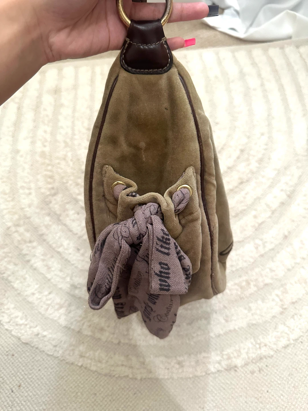 y2k brown vintage juicy couture bag - photo 4