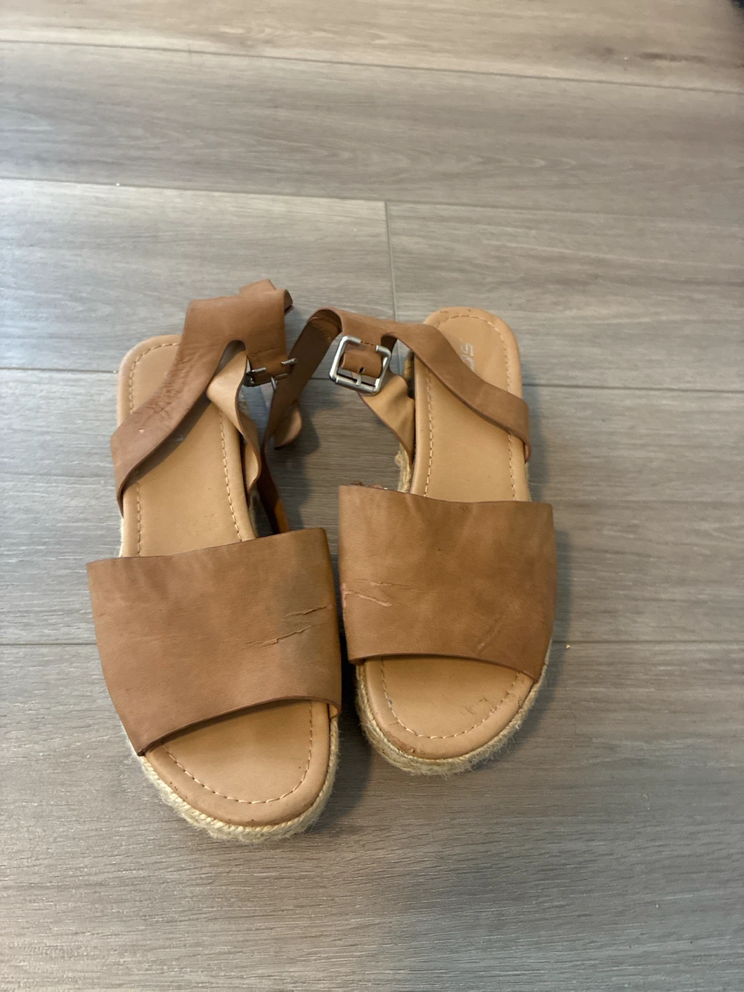 Brown Espadrille Platform Sandals - photo 2