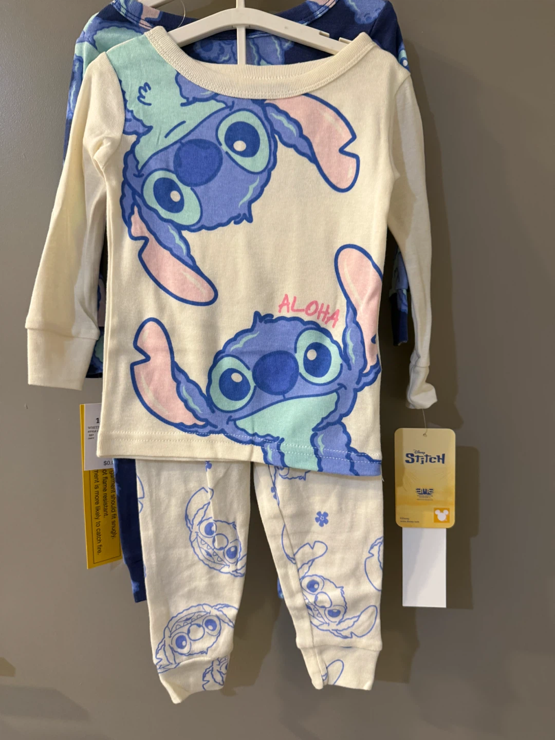 NWT Disney Stitch Pajama 2 Sets Size 18M - photo 3