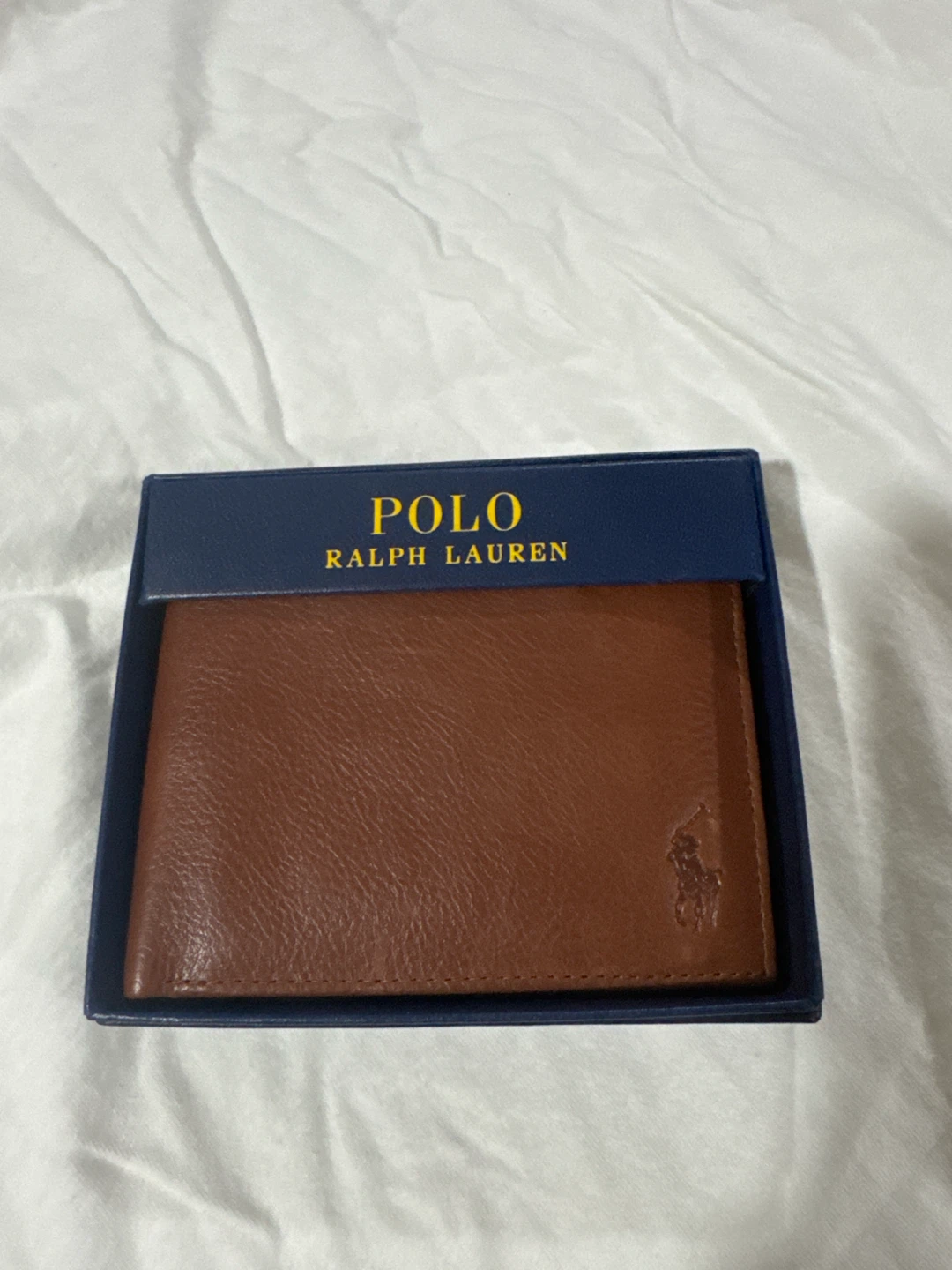 Polo Ralph Lauren Brown Leather Bi-Fold Wallet - photo 2