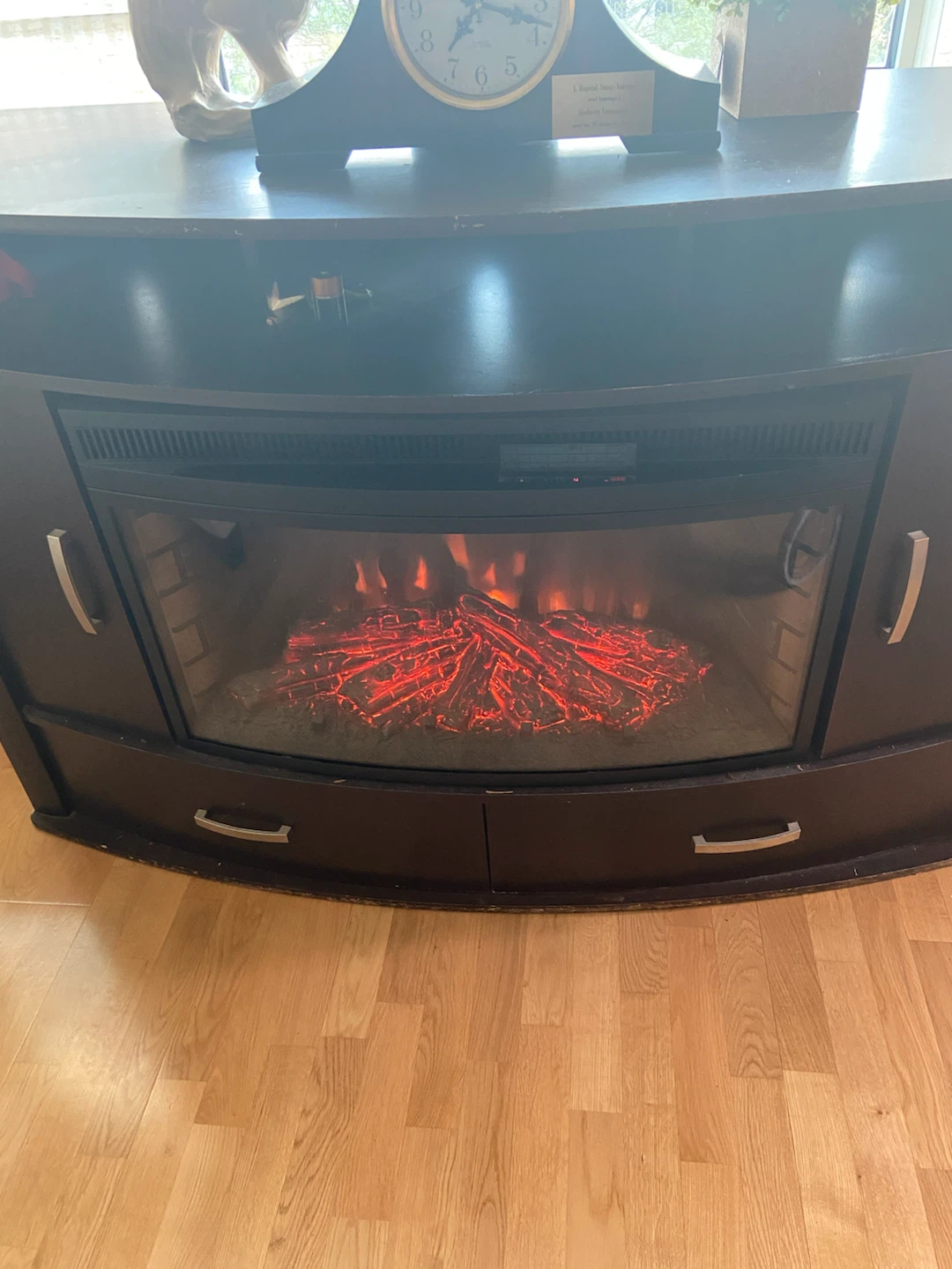 Electric Fireplace Media Console