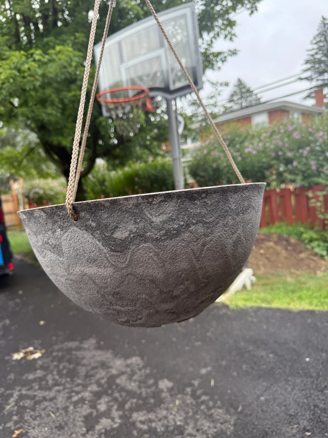 Hanging Planter Bowls with Rope Hangers - photo 3