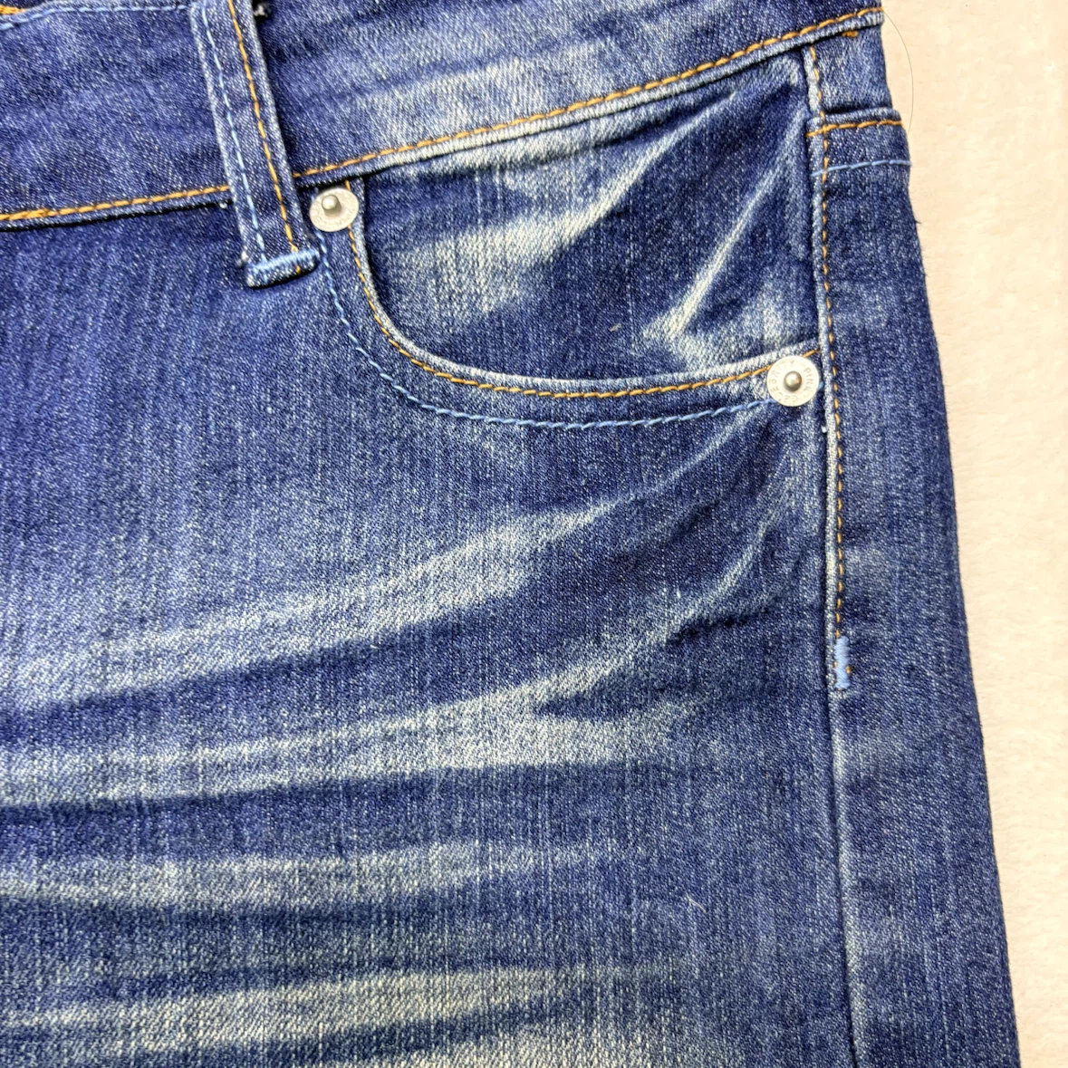 Celebrity Pink Jeans Denim Short Shorts Size 5 Blue Cutoff - photo 3