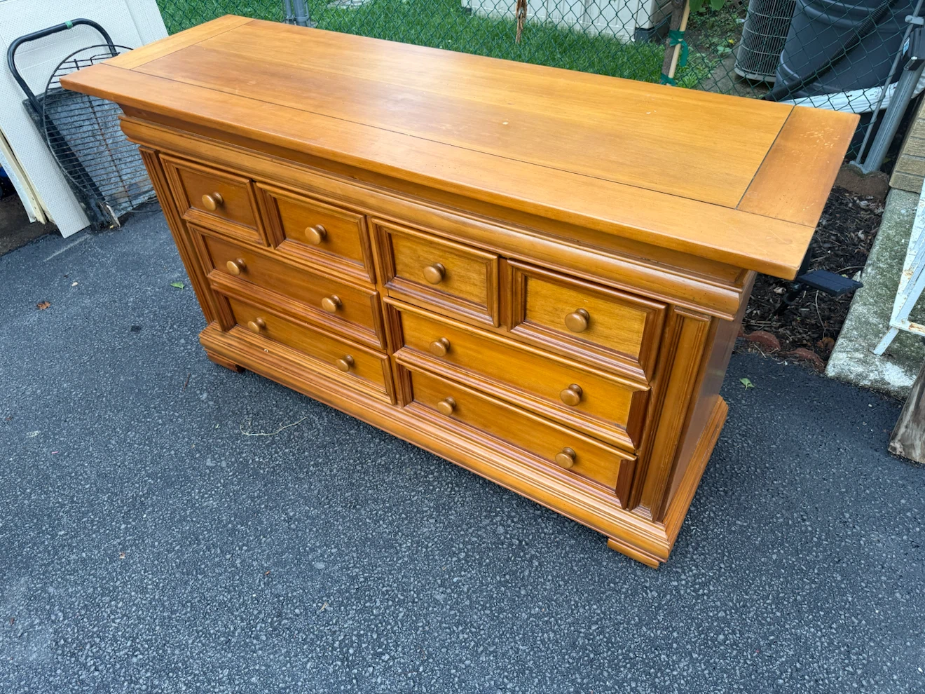 Wooden Dresser with 8 Drawers - photo 2
