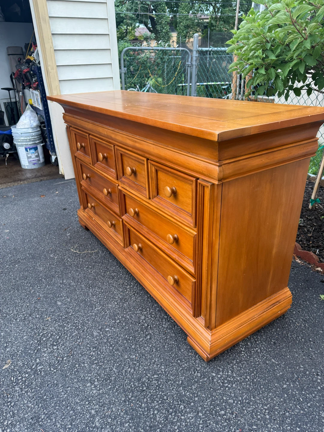 Wooden Dresser with 8 Drawers - photo 3