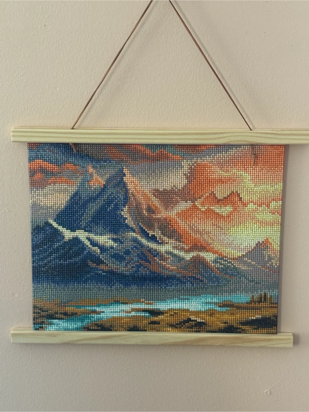 Diamond Painting Landscape Mountain Sunset