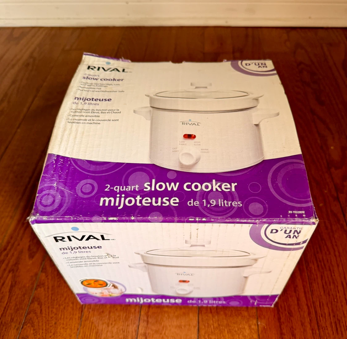 Rival 2-Quart Slow Cooker: Barely Used!