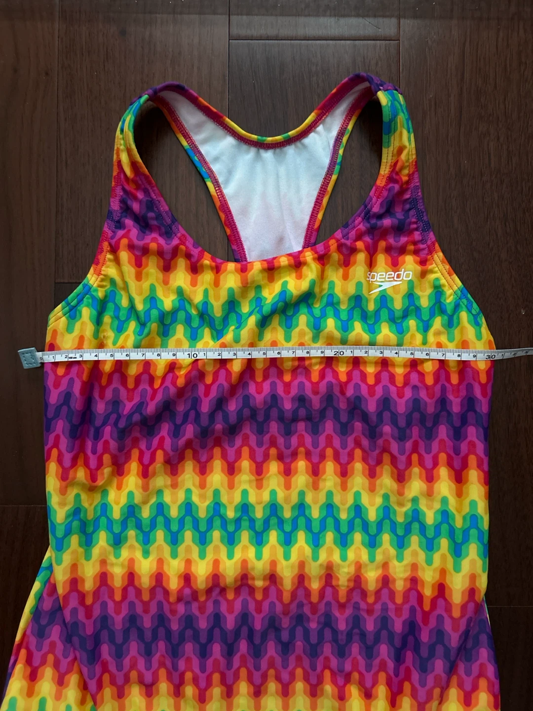 Girl’s Speedo Rainbow Zig Zag One-Piece Swimsuit Size 14 - photo 4