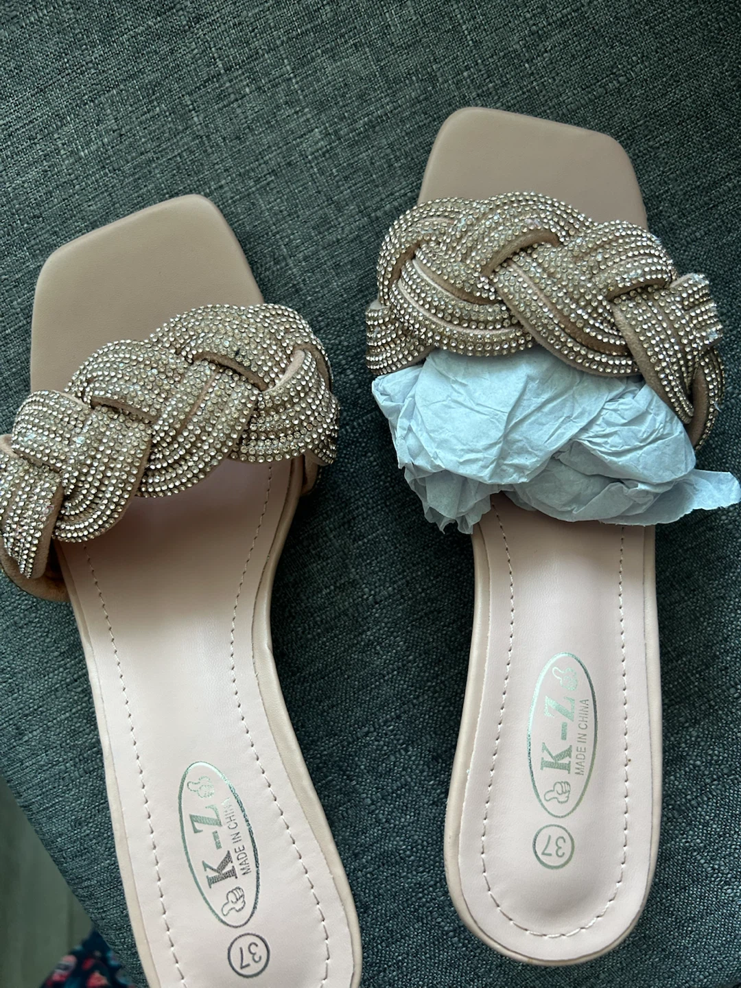 Embellished Braided heels - photo 3