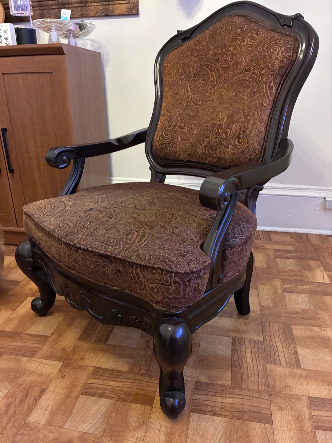 Vintage Upholstered Armchair - photo 2