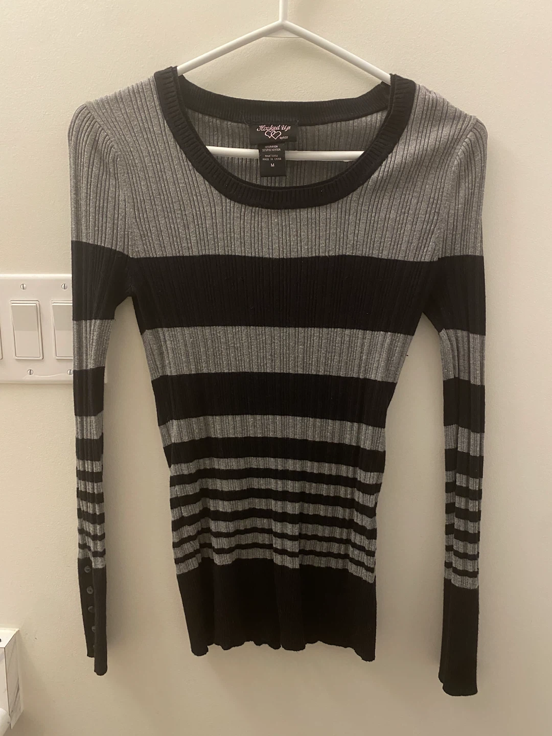 Striped Ribbed Sweater