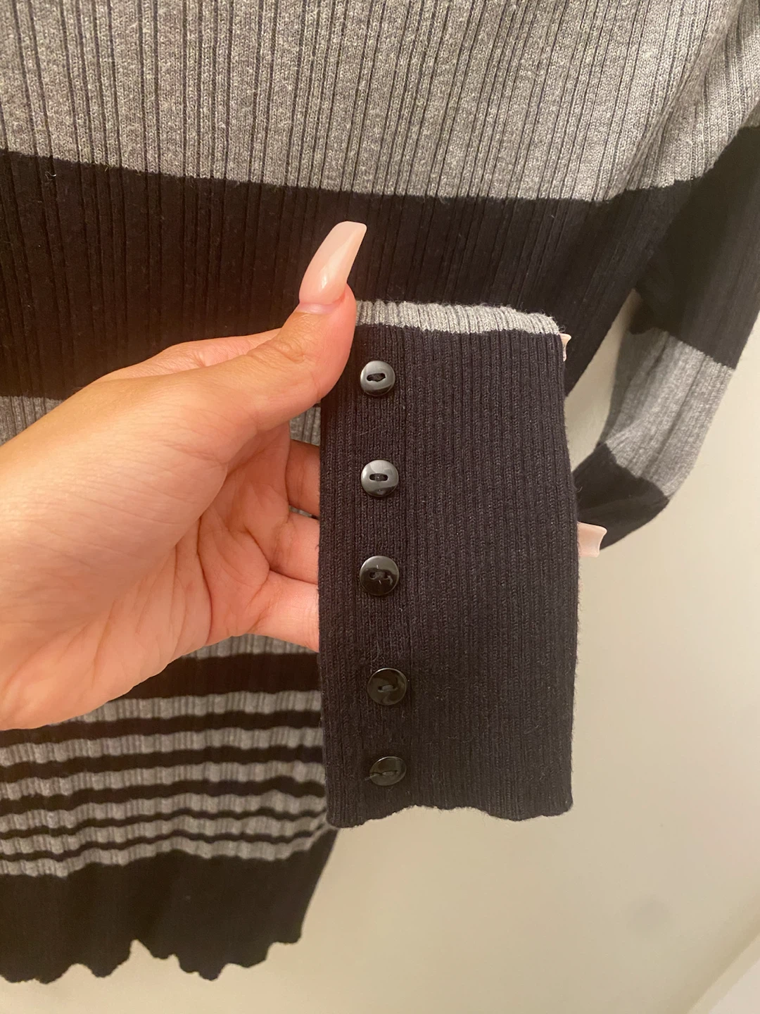 Striped Ribbed Sweater - photo 3
