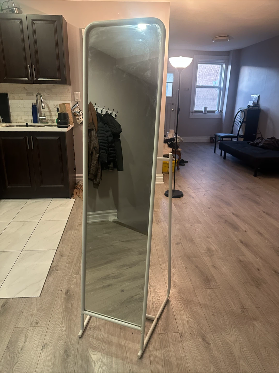 Full Length Mirror with Hooks