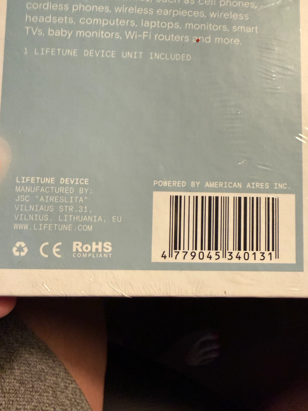 Aires Tech Life Tune Device - New in Box - photo 4
