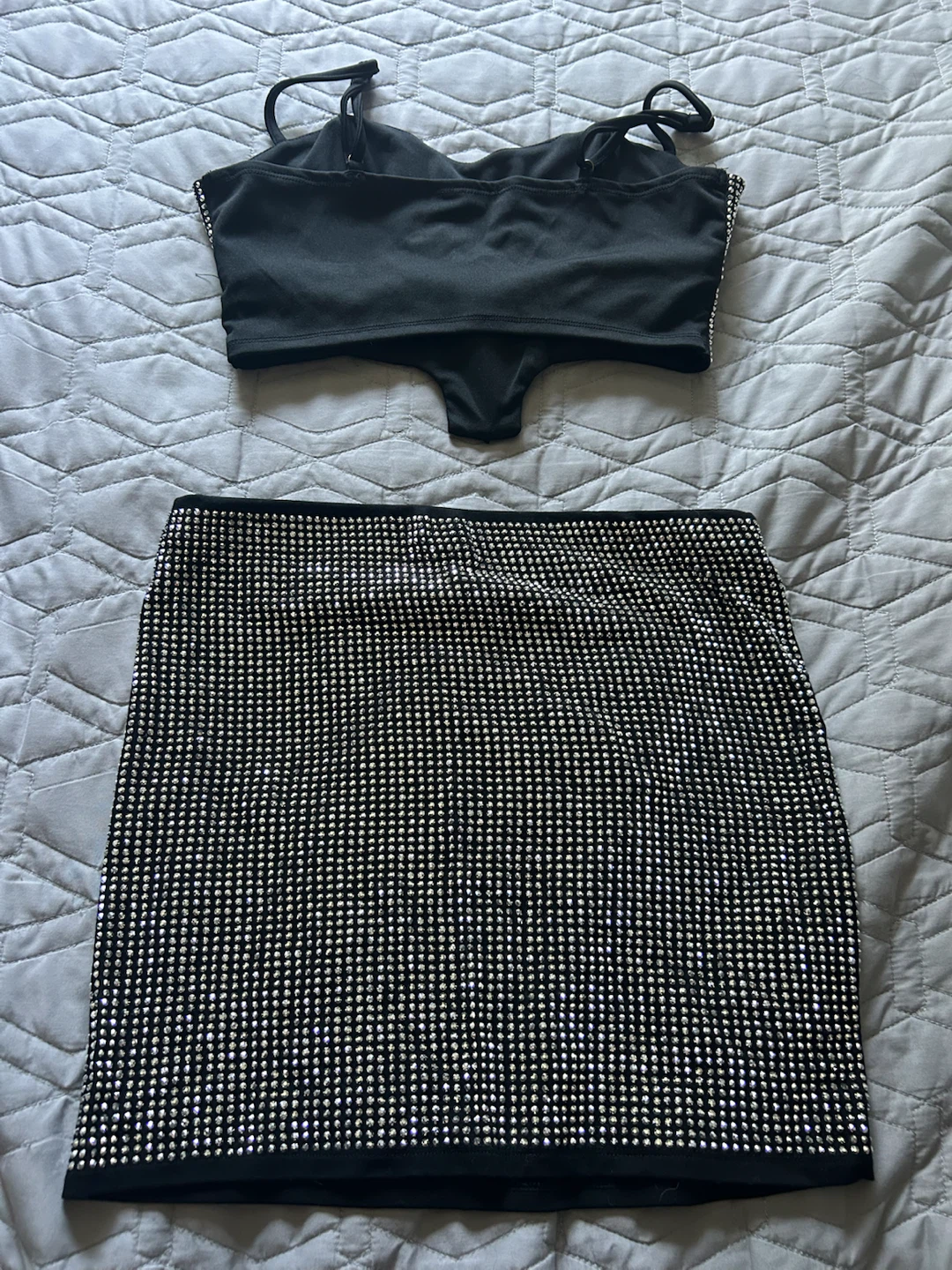 Two piece rhinestone set - photo 4