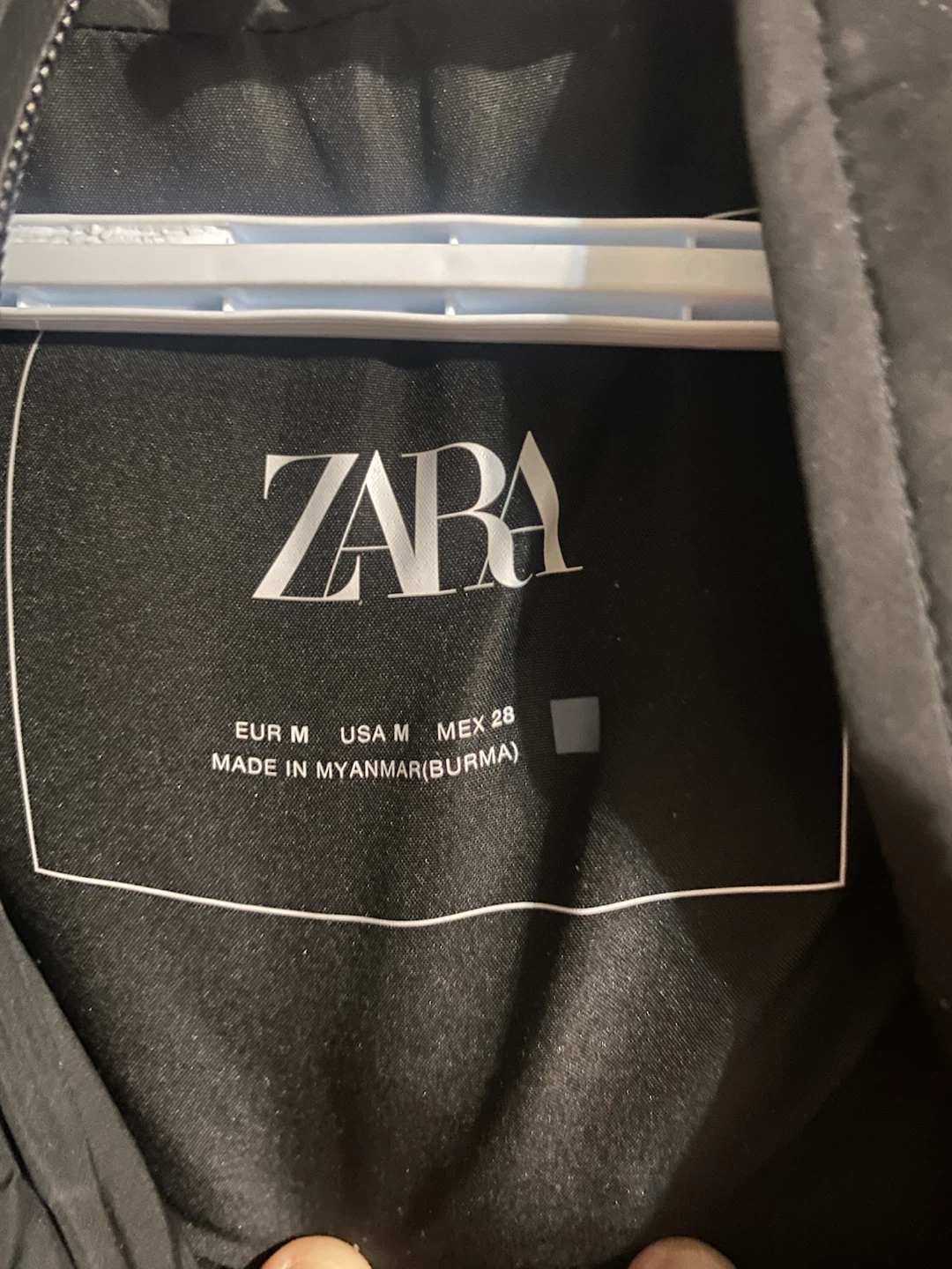 ZARA Black Puffer Vest - Size M