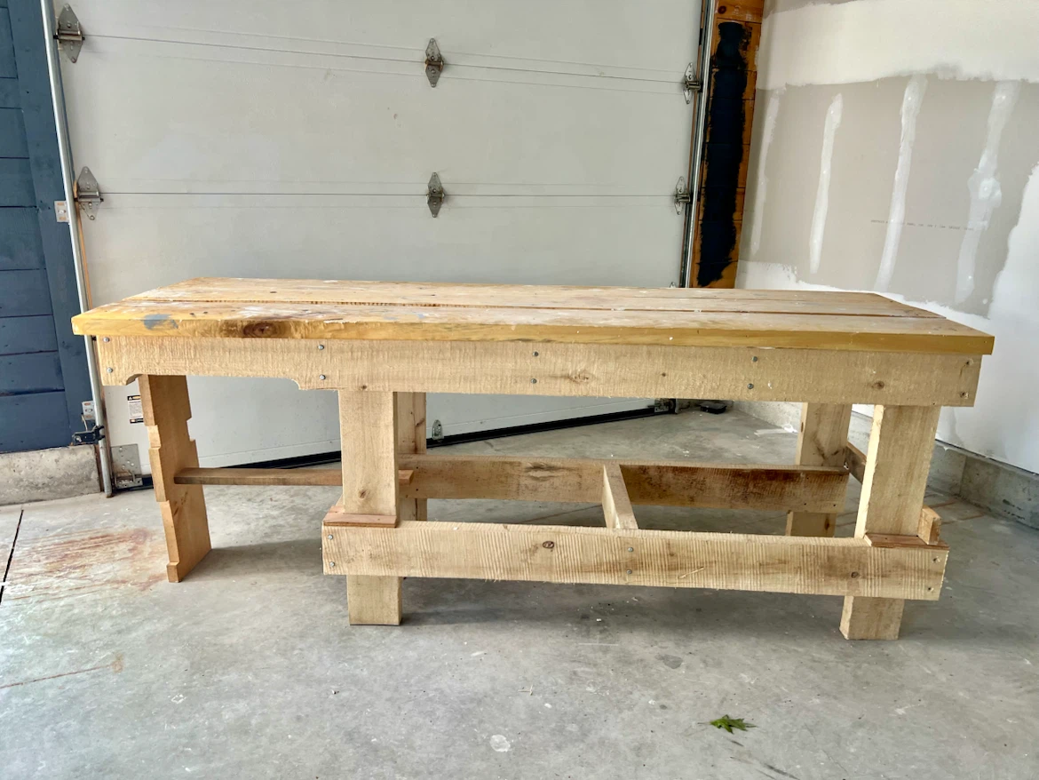 Wooden Workbench - photo 2